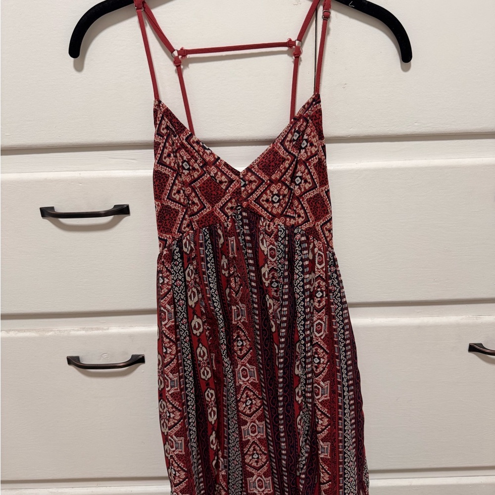 Hollister Rust Red Textured Knit Top